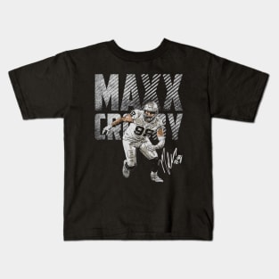 Maxx Crosby Las Vegas Bold Kids T-Shirt